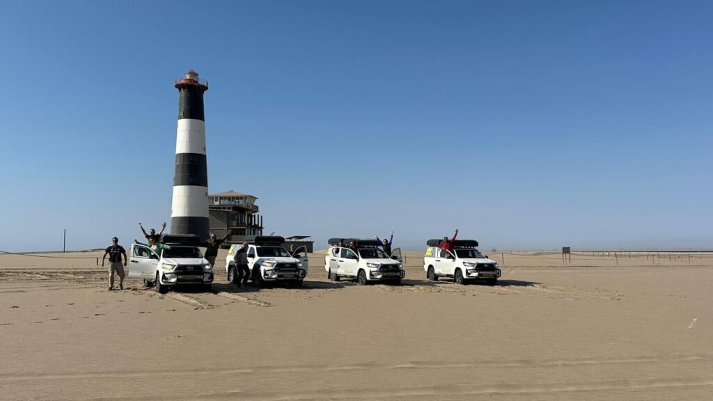 Grupo en expedición 4x4 por Namibia